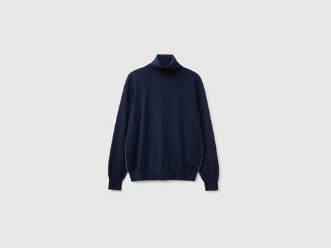 Camisola de gola alta em pura lã Merino - ucb_image_FS