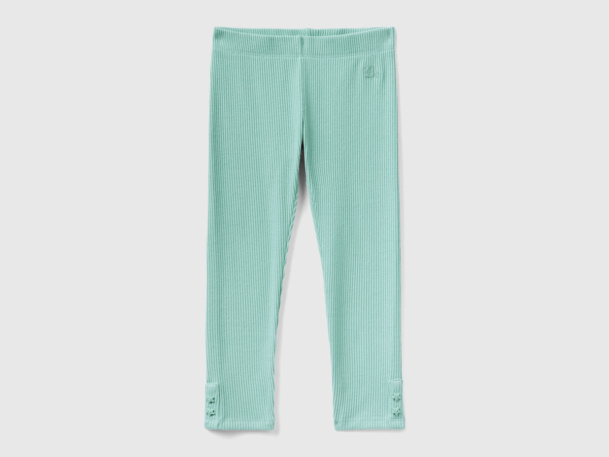 Leggings quentes regular fit em canelado - ucb_image_FS
