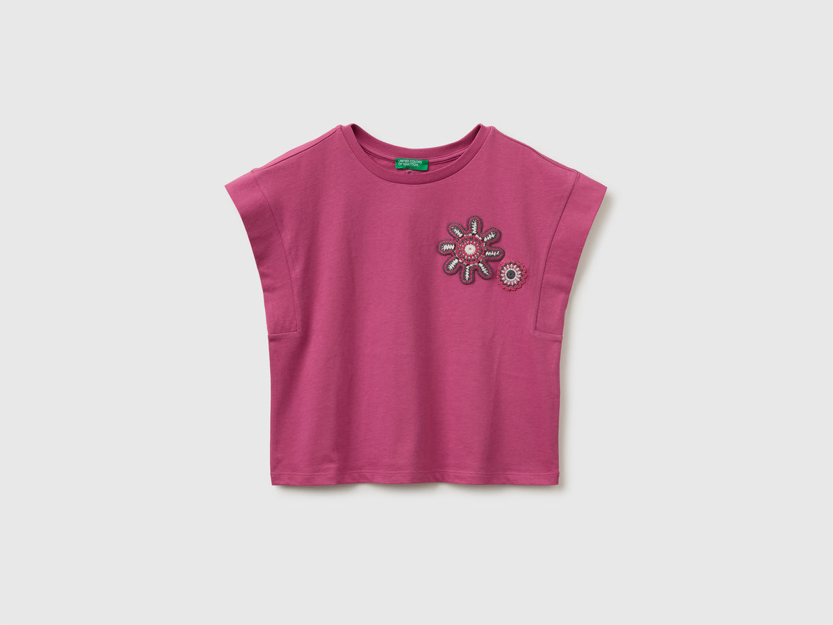 T-shirt sem mangas com bordado  - ucb_image_FS
