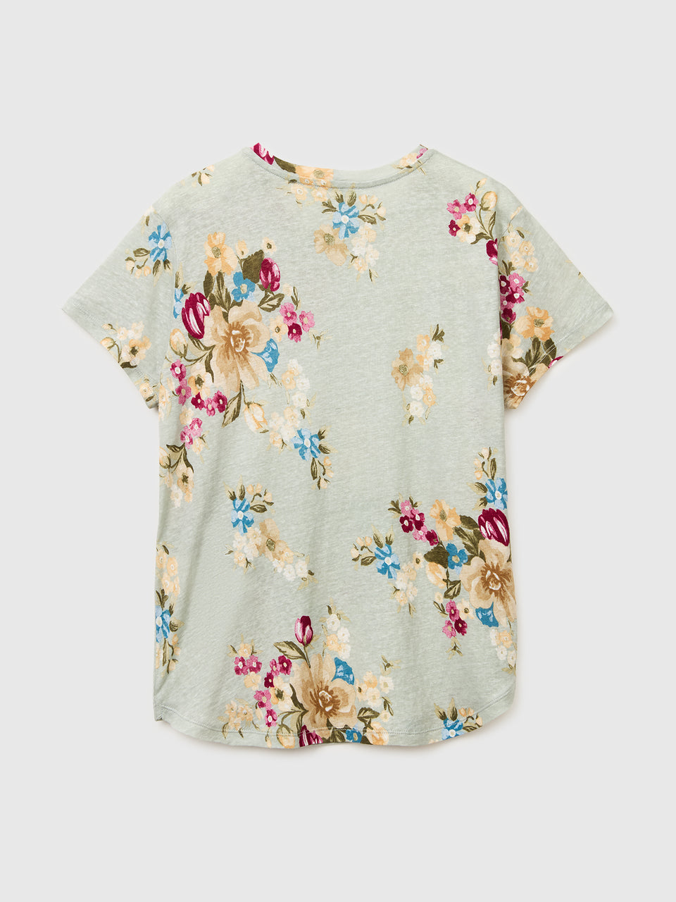 Floral linen blend T-shirt - ucb_image_BS