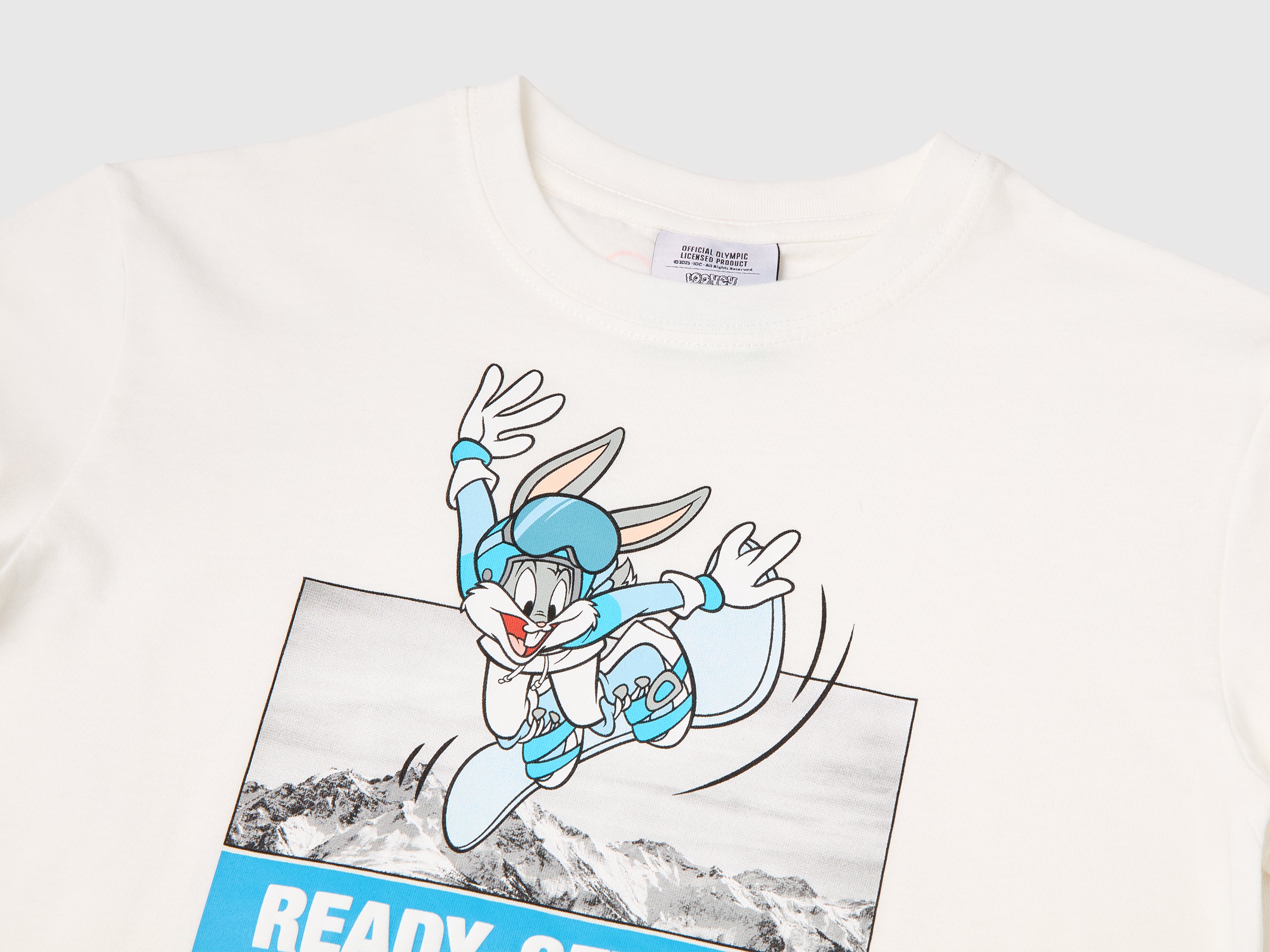 Looney Tunes x Olympic Collection cream t-shirt - ucb_image_DS1