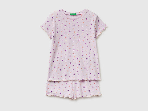 Ribbed patterned short pyjamas - ucb_image_FS