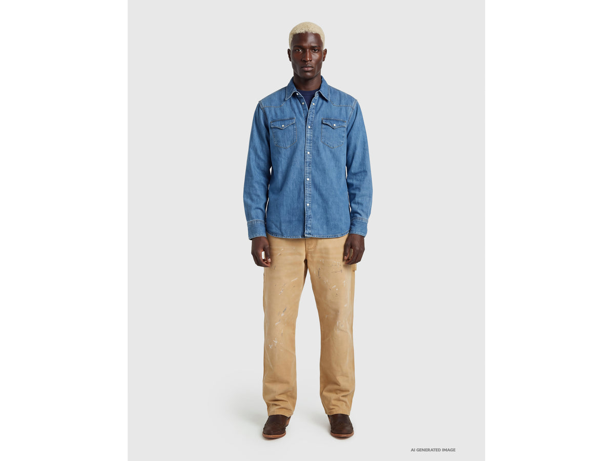 Camisa western de jeans claro - ucb_image_FY