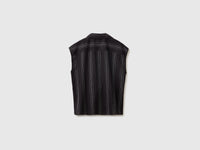 Linen blend wrap blouse - ucb_image_BS