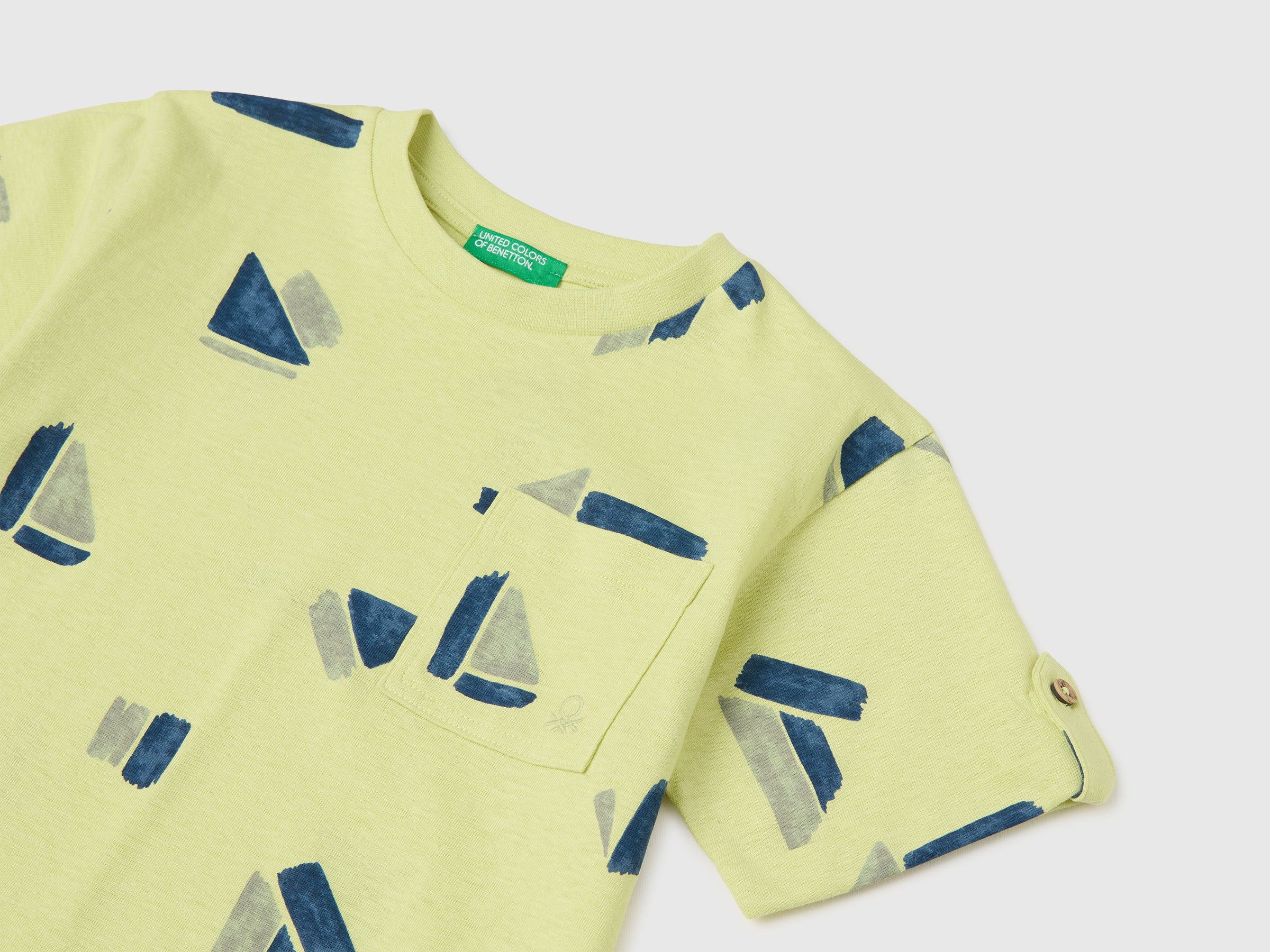 T-shirt estampada em mistura de linho - ucb_image_DS1