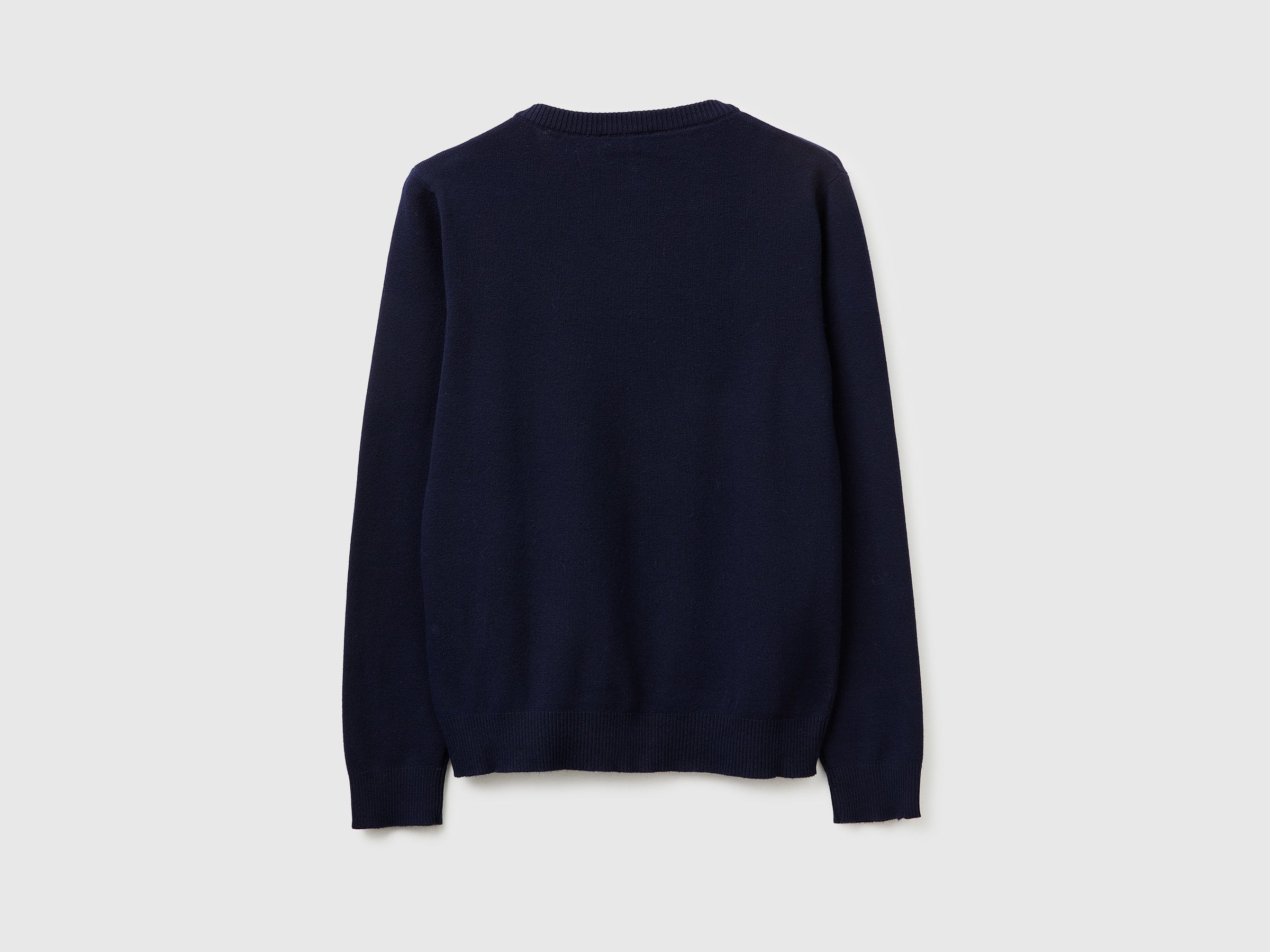 Dark blue cardigan in tricot cotton - ucb_image_BS