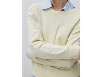 Camisola amarelo claro em algodão tricot - ucb_image_FY
