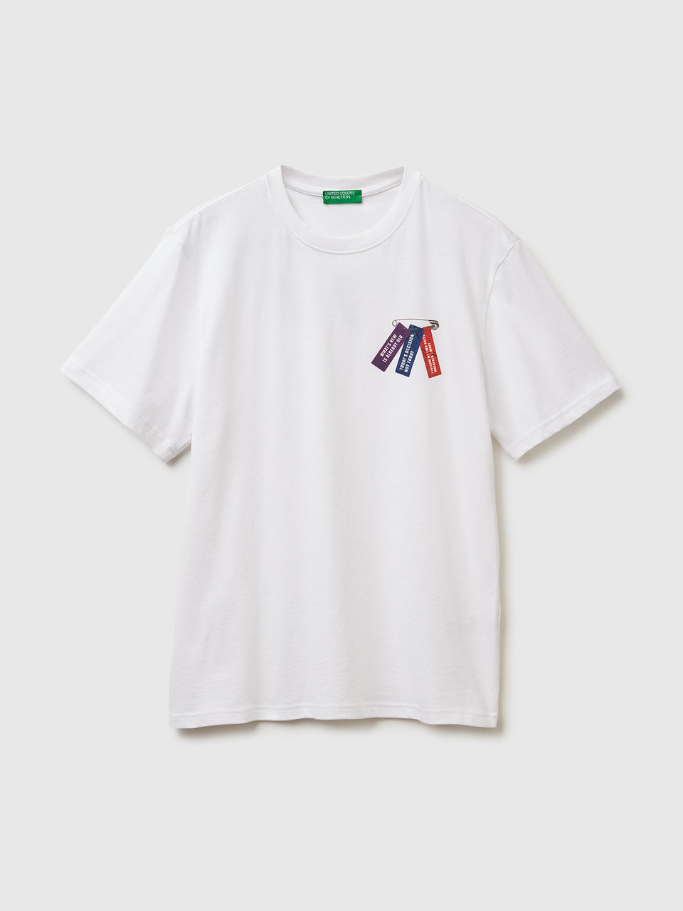 T-shirt relaxed fit com estampa à frente e atrás - ucb_image_FS