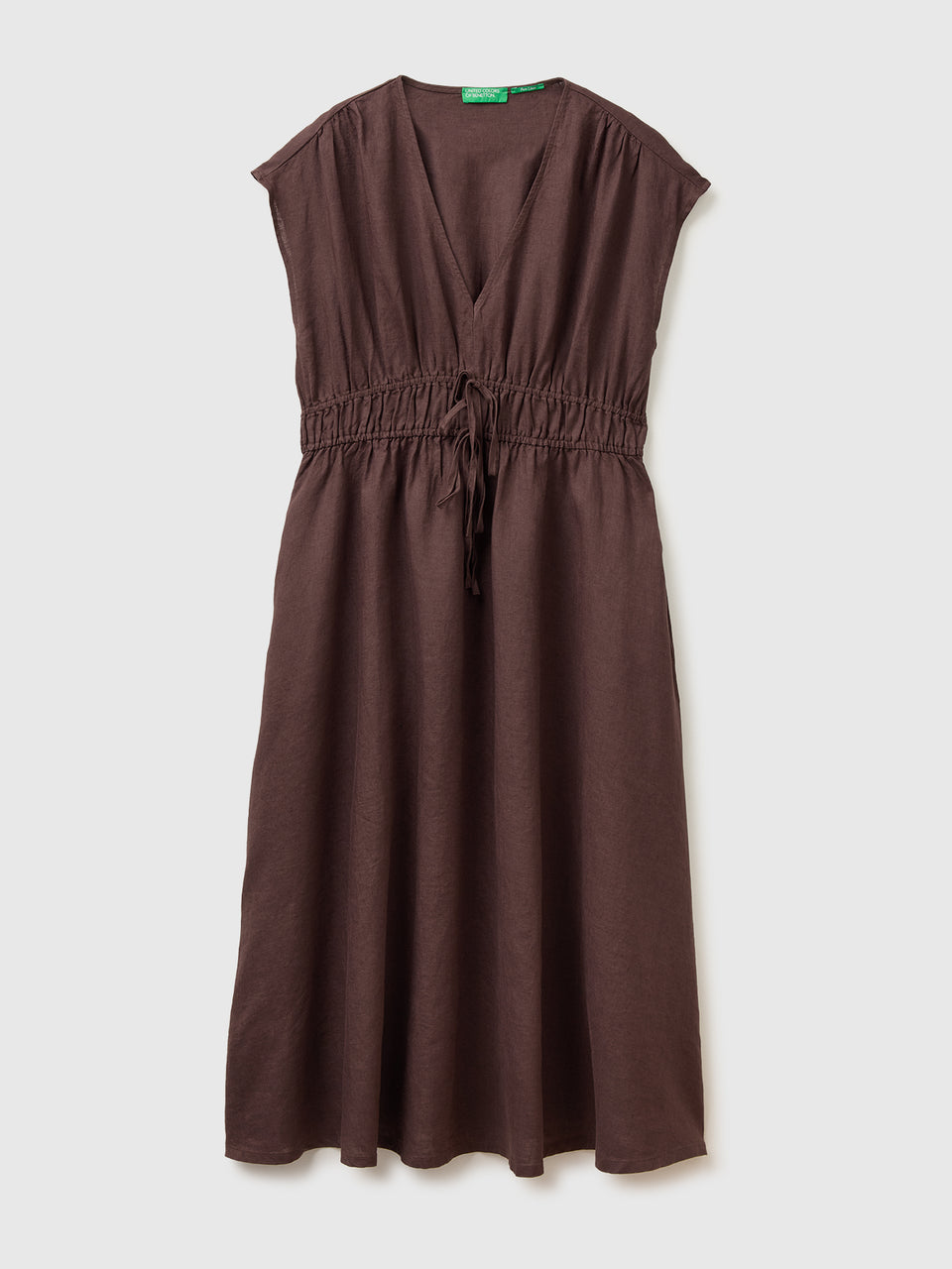 Vestido evasé em linho puro - ucb_image_FS