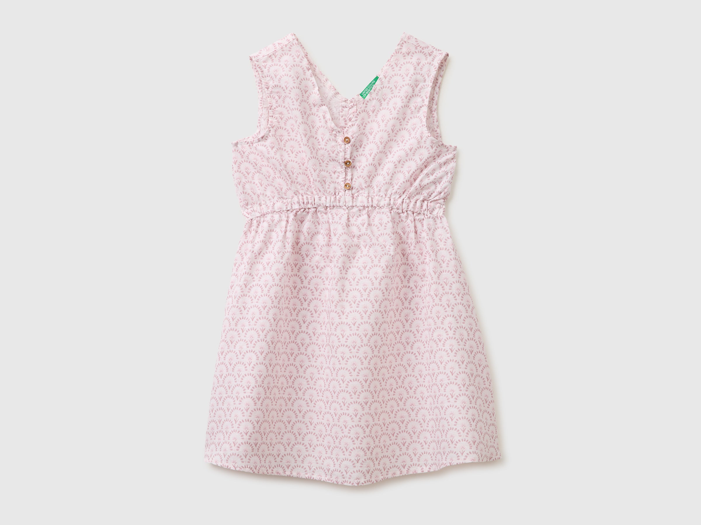Floral dress in linen blend - ucb_image_FS