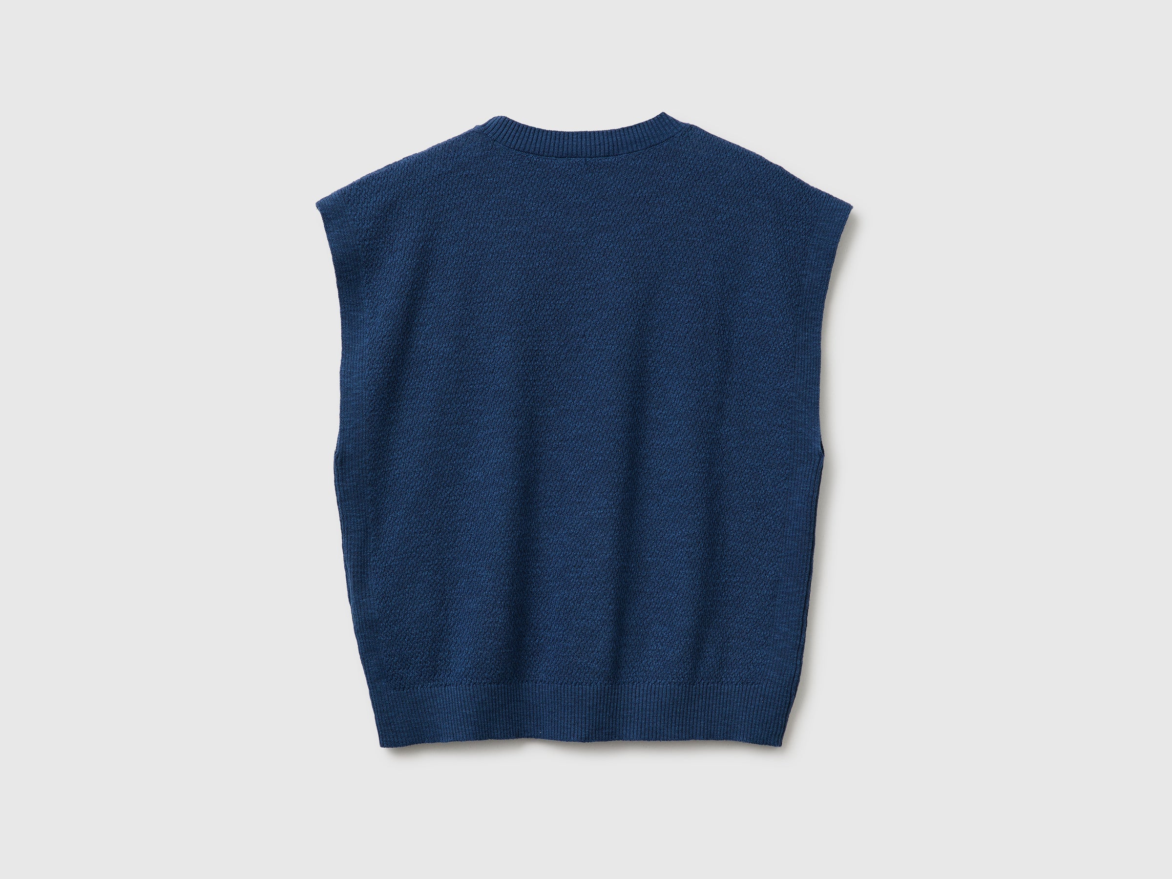 Sleeveless linen blend sweater - ucb_image_BS