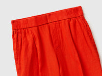 100% linen cigarette trousers - ucb_image_FY
