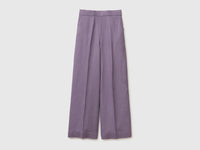 Palazzo trousers in pure linen - ucb_image_FS