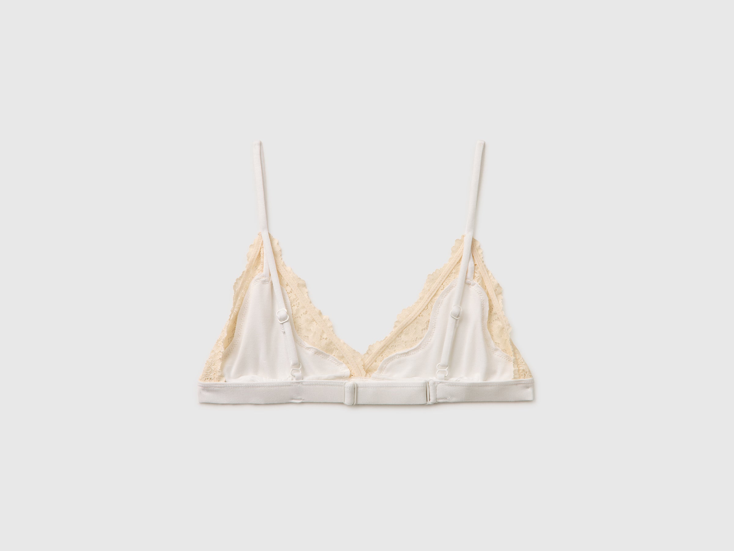 Silk blend triangle bra with lace - ucb_image_BS