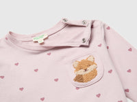 T-shirt com estampa padrão em algodão orgânico - ucb_image_DS1