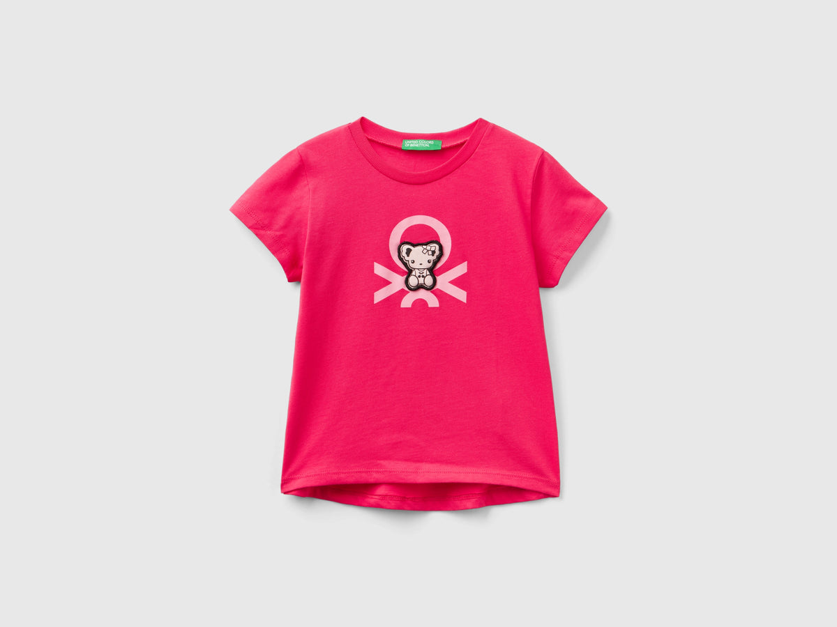 T-shirt em algodão orgânico com estampa logótipo - ucb_image_FS