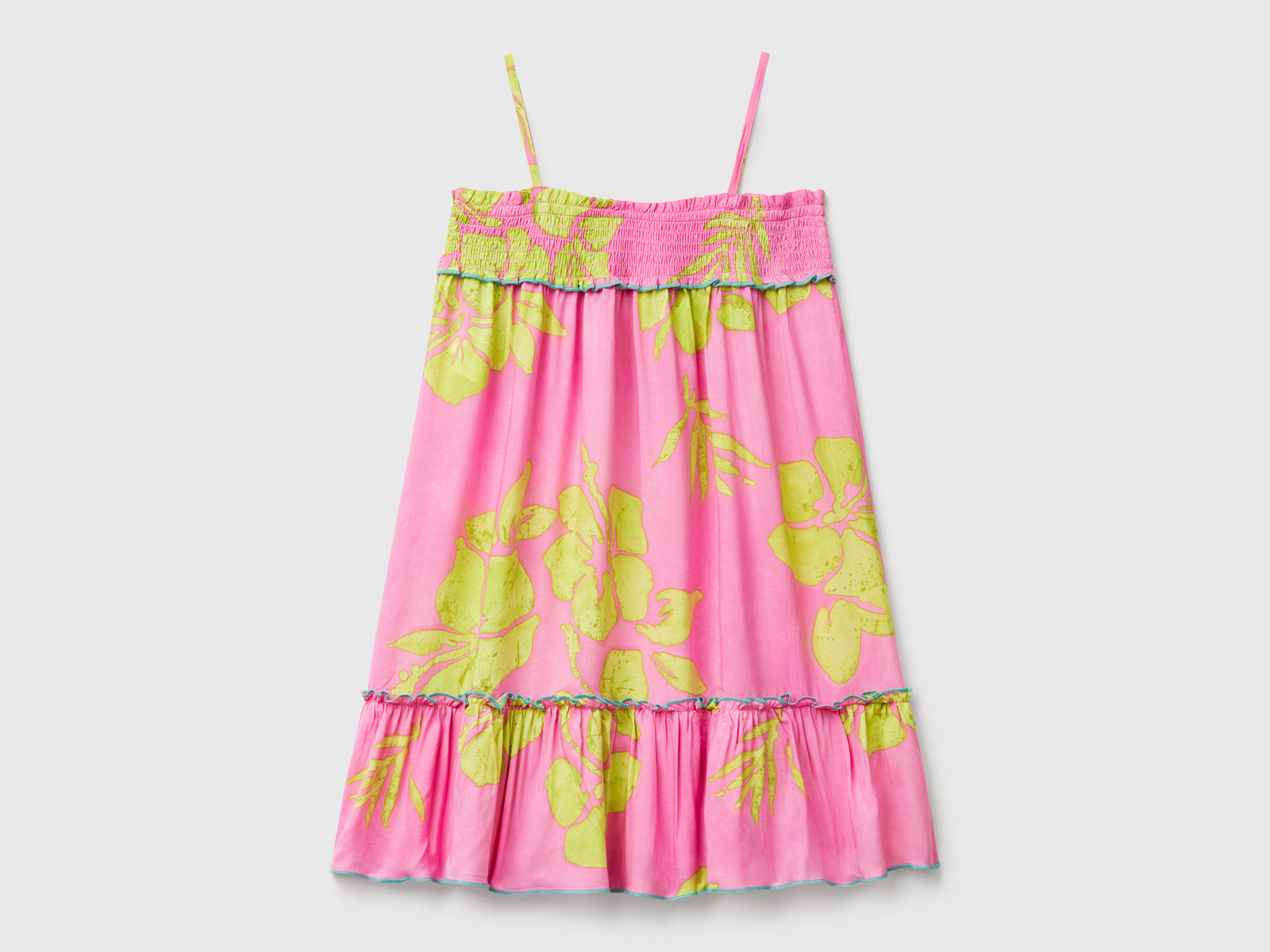 Vestido fluido com estampa de flores - ucb_image_BS