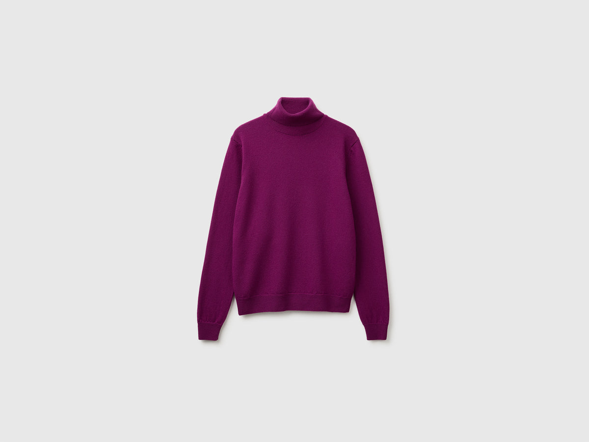 Camisola de gola alta 100% lã Merino - ucb_image_FS
