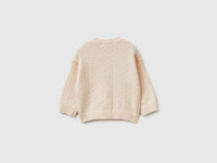 Organic cotton crew neck cardigan - ucb_image_BS
