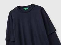 T-shirt com manga dupla 100% algodão - ucb_image_FY