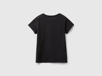 T-shirt com logótipo glitter em algodão orgânico - ucb_image_BS