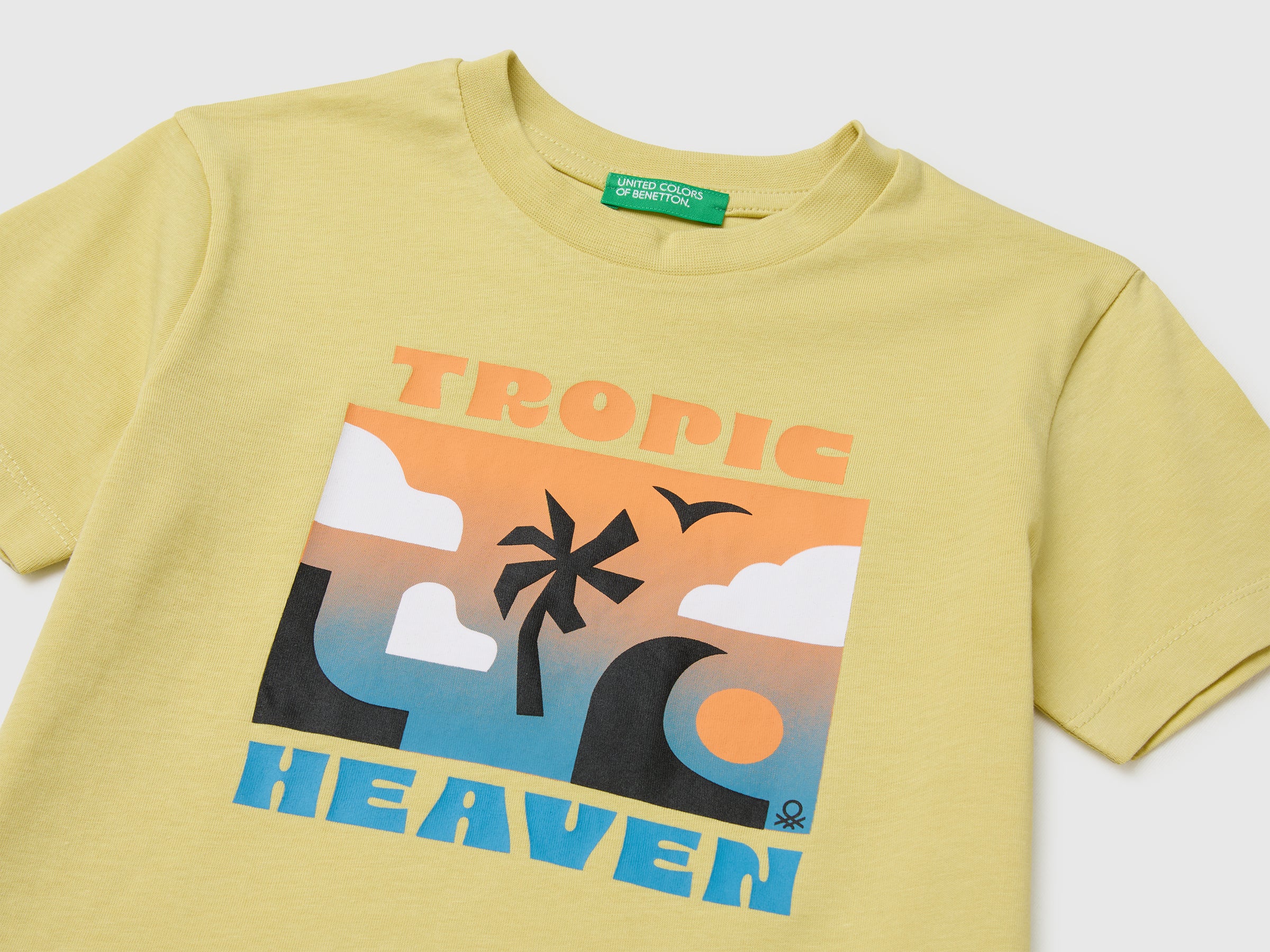 Crew neck T-shirt with print - ucb_image_DS1
