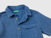 Short-sleeved shirt in light gauze - ucb_image_DS1