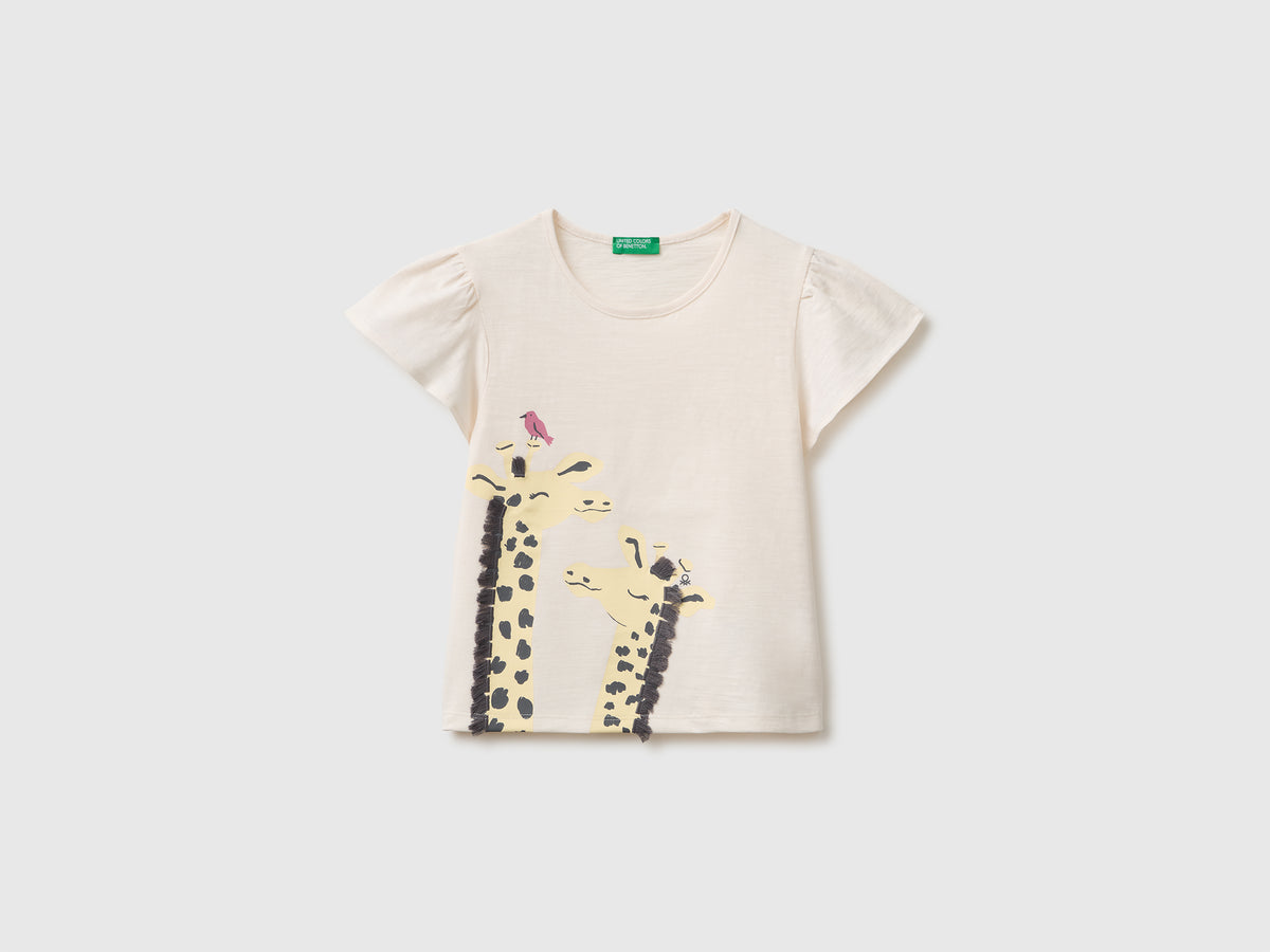 T-shirt with giraffe print - ucb_image_FS