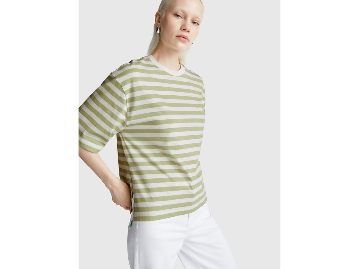 T-shirt às riscas over fit - ucb_image_F