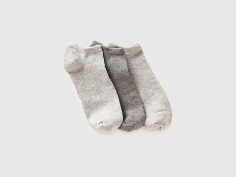 Three pairs of plain short socks - ucb_image_FS