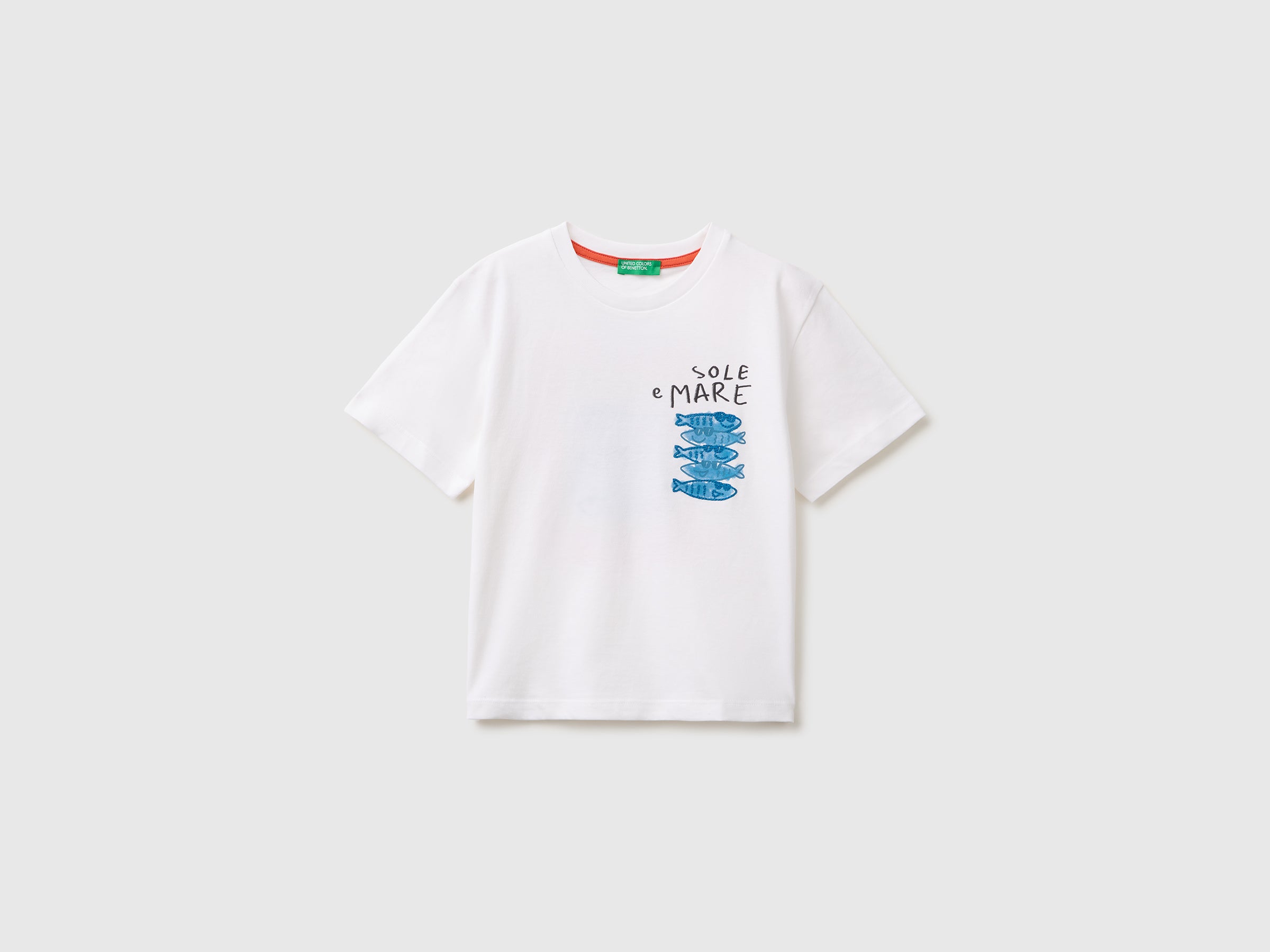 Oversized T-shirt with print and embroidery - ucb_image_FS
