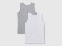 Two tank tops in stretch organic cotton - ucb_image_BS