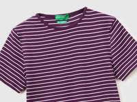 T-shirt de gola redonda às riscas - ucb_image_DS1