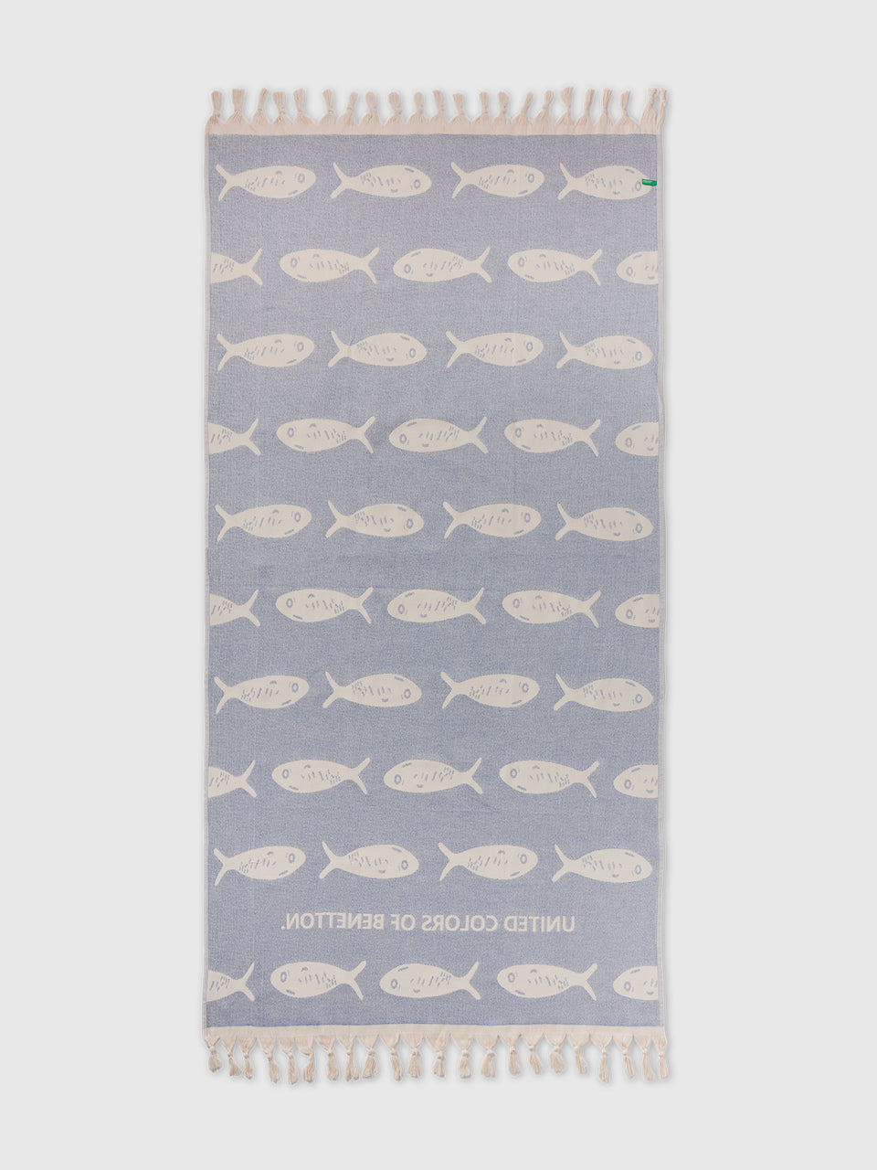 Toalha de praia jacquard com peixes azuis - ucb_image_BS