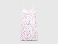 Patterned nightgown with shoulder straps - ucb_image_BS