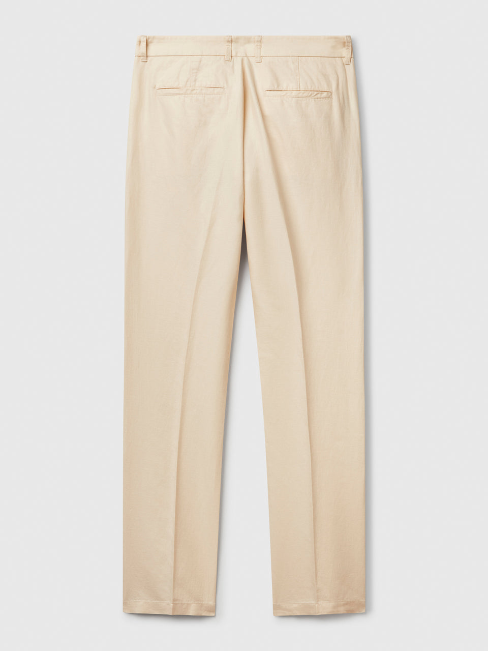 Chinos slim fit em mistura de linho - ucb_image_BS