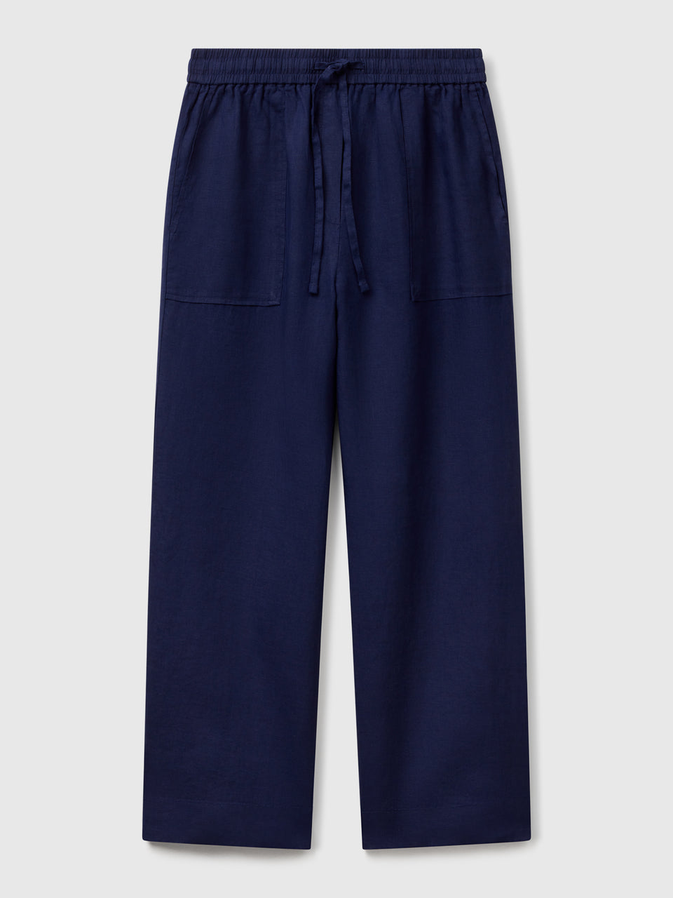 Trousers in pure linen with elastic - ucb_image_FS