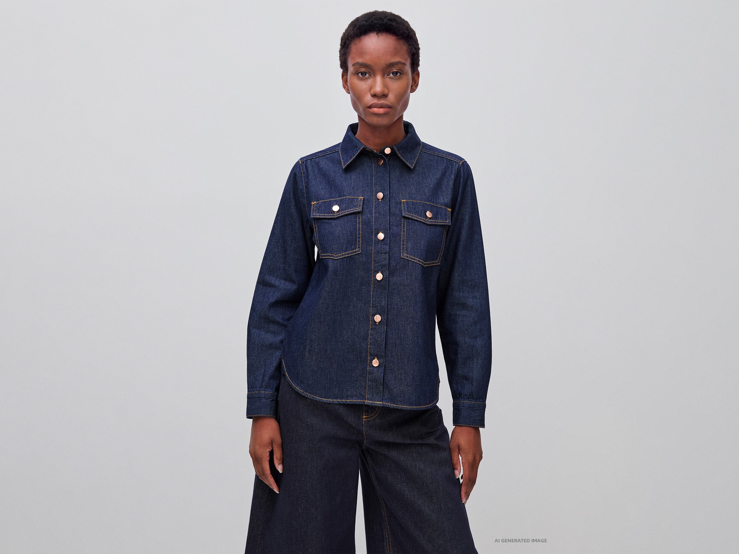 Camisa de jeans regular fit - ucb_image_F