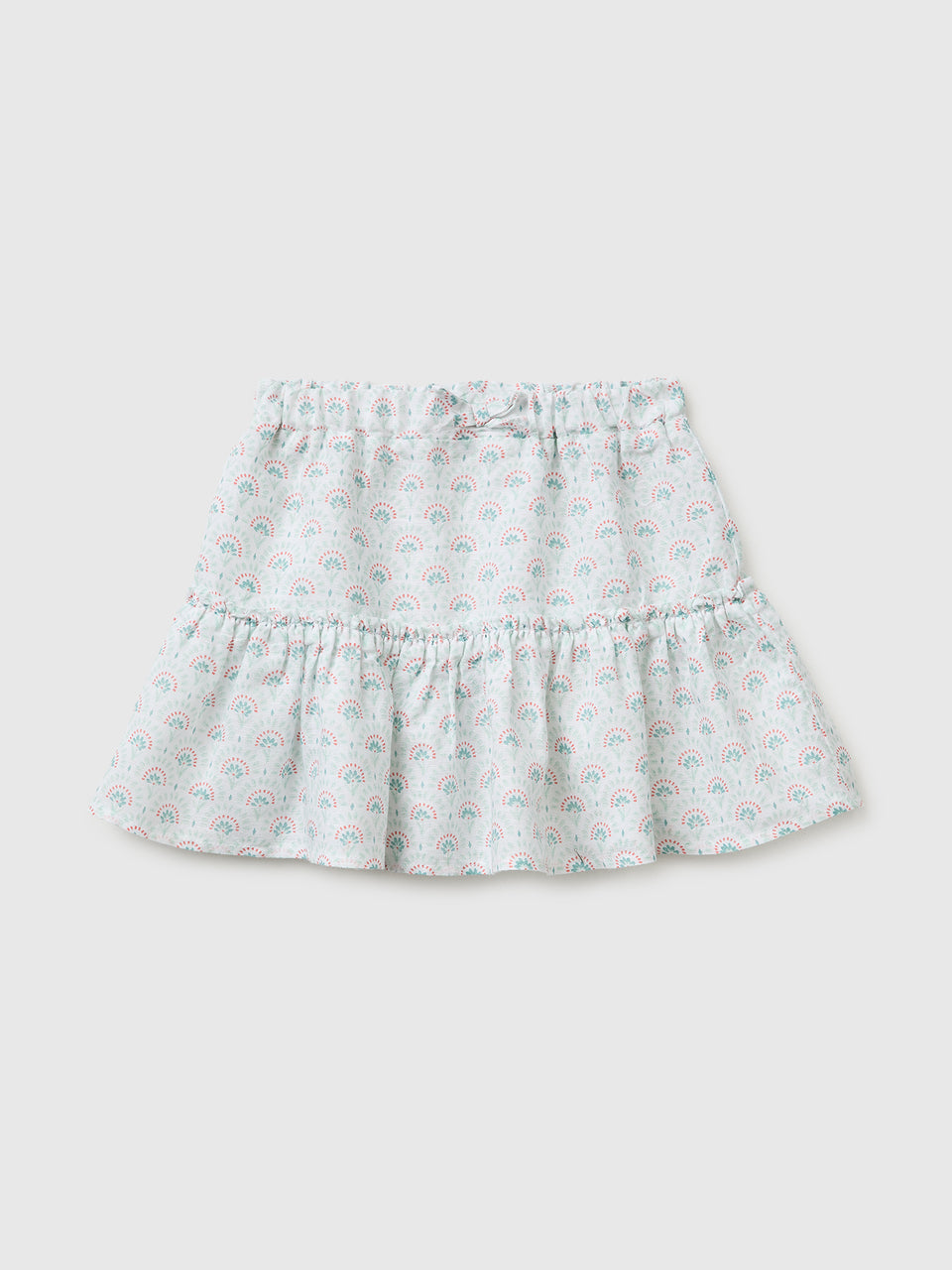 Floral skirt in linen blend - ucb_image_FS