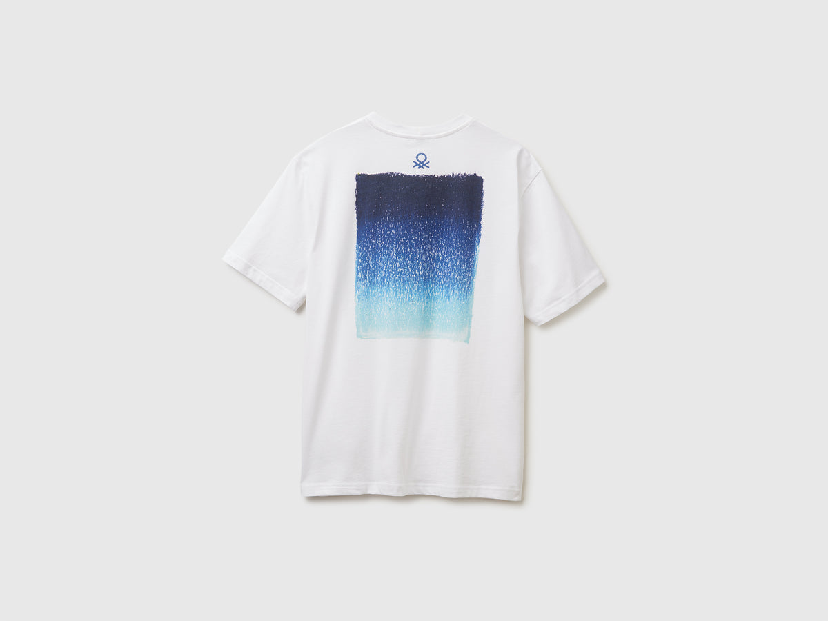 T-shirt relaxed fit com estampa à frente e atrás - ucb_image_BS