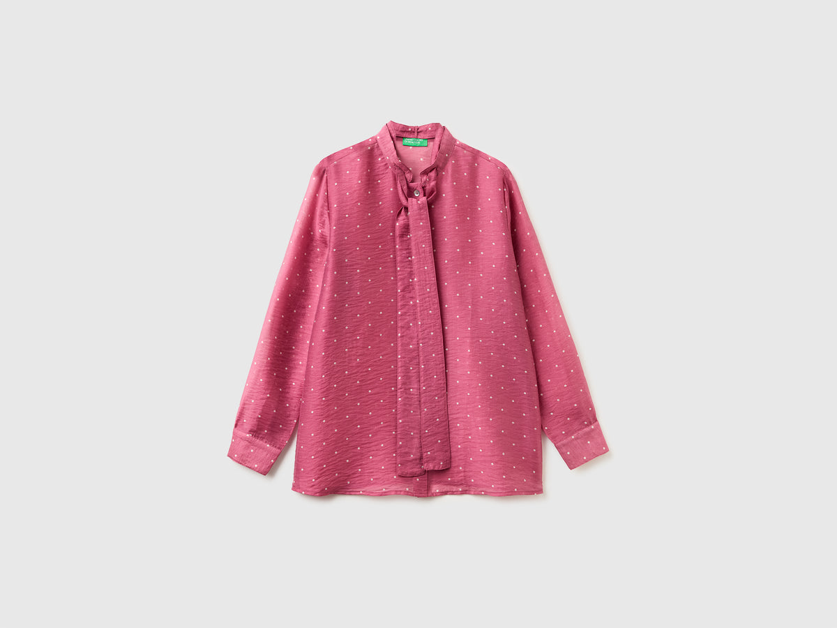 Camisa fluida com micro bolinhas - ucb_image_FS