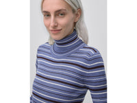 Camisola de gola alta canelada em mistura de seda e lã - ucb_image_FY