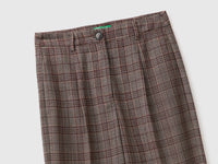 Calças tartan em viscose mista - ucb_image_FY
