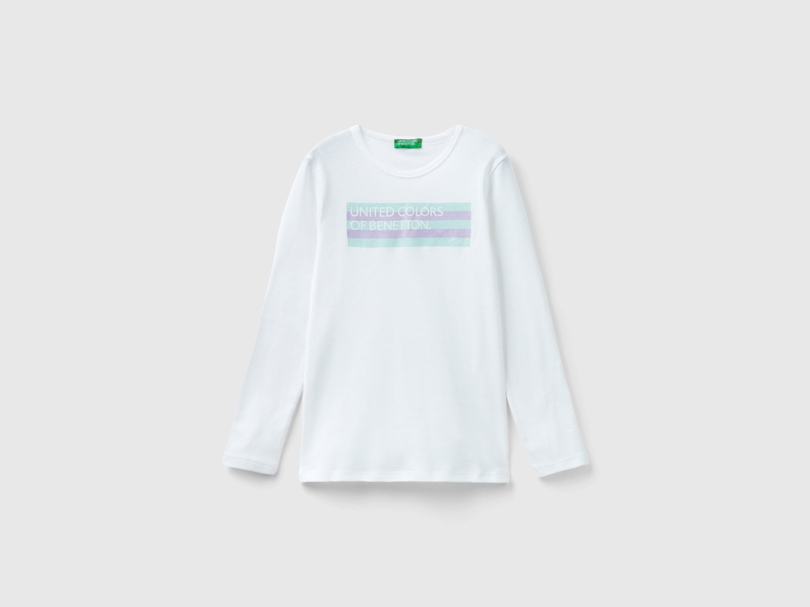 T-shirt de manga comprida com estampa glitter - ucb_image_FS
