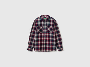 Camisa aos quadrados over fit