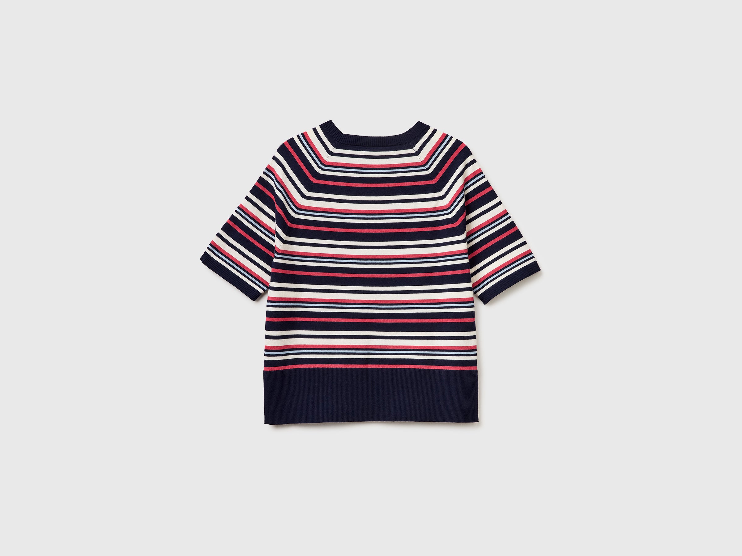 Striped short-sleeved sweater - ucb_image_BS