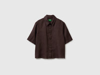 Short shirt in pure linen - ucb_image_FS