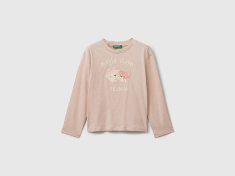 T-shirt em algodão com estampa glitter - ucb_image_FS