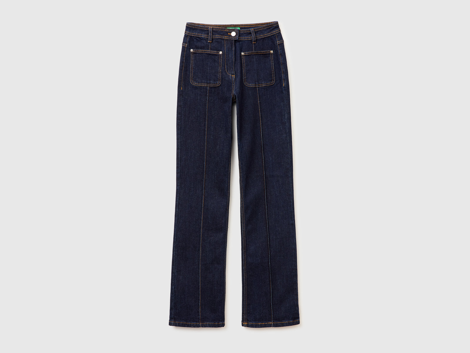 Flare jeans with ribbing - ucb_image_FS