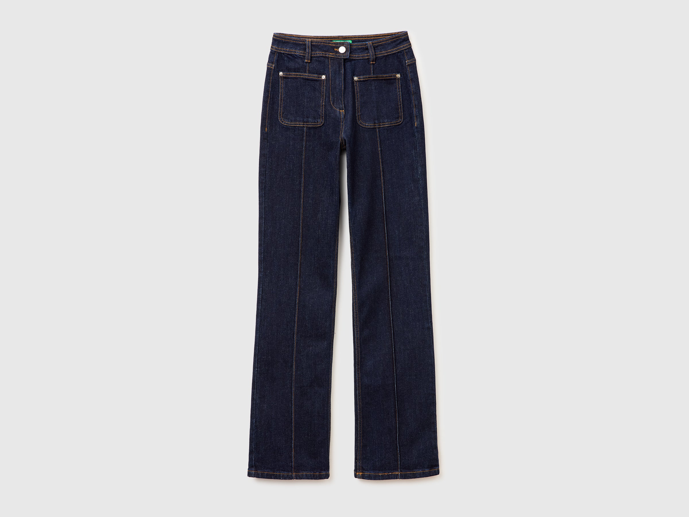 Flare jeans with ribbing - ucb_image_FS
